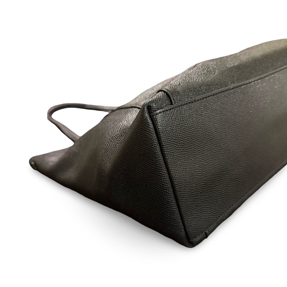 Coach Ava Tote Black Crossgrain Leather Gold Hardware Shoulder Bag F57526 - Picture 9 of 14